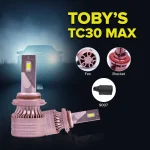TBS DESIGN 2 Pieces TC30 MAX 9007 60W/Pair LED Headlight Bulb Assembly 6000/Pair Lumens Xtreme Bright With Color Temperature 6500K - Image 3