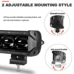 120W 32 Inch 6D Projector Lens LED Light Bar Universal Fitment - Image 3