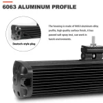 120W 32 Inch 6D Projector Lens LED Light Bar Universal Fitment - Image 5