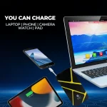 Toby's New X12 Multifunction Portable Car Jump Starter Power Bank 12000mah (44.4Wh)12v Emergency Charger - Image 3