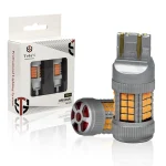 Tobys Super Bright Low Power 7443 40SMD LED Bulbs with 3030 Chip replacement for Back Up Reverse Brake Lights (Yellow)