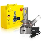 Tobys TF3 Max 2 Pieces H7 150W LED Headlight Bulb Assembly 15000 Lumens Xtreme Bright With Color Temperature 6500K