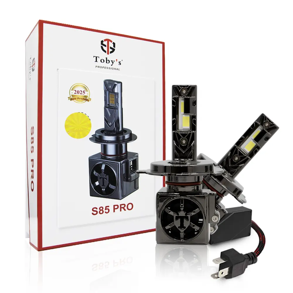 CVR-25-1.webp Toby's New S85 PRO 2024 Upgraded H4 170W Tested LED Headlight Bulbs,17000LM/pair Super Bright, Headlights Conversion Kit 6500K Xenon White, Halogen Replacement with Fan ,Pack of 2 - Image 1