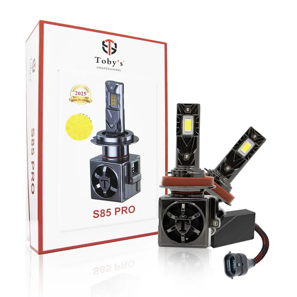 CVR-27-1.webp Toby's New S85 PRO 2024 Upgraded H11/H8/H9 170W Tested LED Headlight Bulbs,17000LM/pair Super Bright, Headlights Conversion Kit 6500K Xenon White, Halogen Replacement with Fan ,Pack of 2 - Image 1