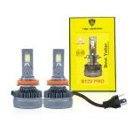 TBS DESIGN New S120 PRO 2024 Upgraded H4/9003 LED Headlight Bulbs,12000LM Super Bright, Headlights Conversion Kit 6500K Xenon White, Halogen Replacement with Fan ,Pack of 2