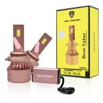 TBS DESIGN 2 Pieces TC30 MAX 9012 60W/Pair LED Headlight Bulb Assembly 6000/Pair Lumens Xtreme Bright With Color Temperature 6500K