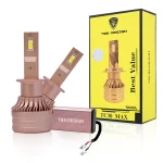 TBS DESIGN 2 Pieces TC30 MAX H1 60W/Pair LED Headlight Bulb Assembly 6000/Pair Lumens Xtreme Bright With Color Temperature 6500K