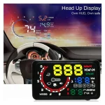 Car HUD Head Up Display OBD2 Speed Warning System Fuel Consumption