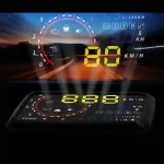 5.5-inches Benz HUD Car Head-Up Display, Car HUD Head Up Display OBD2 Speed Warning System Fuel Consumption, Unique and Elegant Design - Image 3