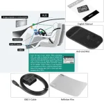 5.5-inches Benz HUD Car Head-Up Display, Car HUD Head Up Display OBD2 Speed Warning System Fuel Consumption, Unique and Elegant Design - Image 6