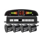 Car Parking Sensor Black Color with LED Display Audio Alarm