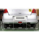 Car Parking Sensor Grey Color with LED Display Audio Alarm - Image 8