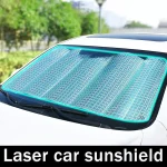 Compact and Portable Car Sunshade Foldable, Car Windshield Sun Shade Umbrella, Car SUV Cover Sunshade Heat Insulation Front Window Interior Protection (Large) - Image 4