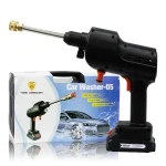 TBS CW-05 Cordless Electric Pressure Washer Pump Car Cleaning Kit DC 12V 200W 30Bar Lithium Battery High Pressure Portable Handheld Car Cleaning Device Extension Bar Garden Outdoor Cleaner Tool