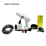 TBS CW-02 Cordless high pressure car wash tool with full angle multifunctional nozzle and more powerful motor cleaning machine - Image 7