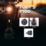 Tobys P100 H11 2 Pieces Car LED Headlight Original 100W/piece Power 10000/piece Lumens With Color Temperature 6500K - Image 3