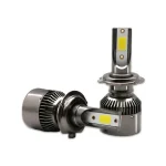 18W Car LED H7 Headlight/Bulb Brighter Whiter Stronger, COB Light Source Technology with EMC intelligent temperature control - Image 2