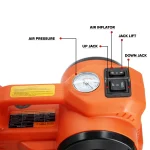 180W Electric Hydraulic Car Jack 5 Ton, 12V with Built-in Tire Inflatable Pump, Safety Hammer for Car Tire Repair Tool Kits, 2 Ways Car Power Supply - Image 11