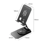 Toby's New Desktop Mobile Phone Tablet Holder Stand Rotatable Aluminum Alloy Cellphone Bracket - Image 11