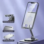 Toby's New Desktop Mobile Phone Tablet Holder Stand Rotatable Aluminum Alloy Cellphone Bracket - Image 3