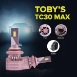 TBS DESIGN 2 Pieces TC30 MAX 9006 60W/Pair LED Headlight Bulb Assembly 6000/Pair Lumens Xtreme Bright With Color Temperature 6500K - Image 3