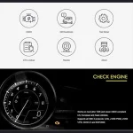 LAFOCH ML169 OBDII Vehicle Code Reader Automotive OBD2 Scanner Auto Check Engine - Image 3