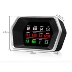Car P17 HUD Head Up Display Smart Digital Speedometer with Multi Interface/Dual System OBD/GPS For One Machine Network Of All Models - Image 9