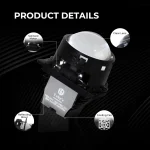 PRO-001 Projector Lens Universal fit 5500k HID Headlight - Image 2