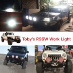 R 96W LED Light Bar Work Light Red Color - Image 10
