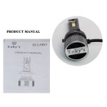 TF3-PRO H3 LED Headlight Bulbs 110W, 6500K, ZES Technology, Conversion KIT - Image 4