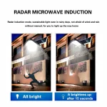 Tobys 6S 1200W  Outdoor  Solar Lights Motion Sensor Dusk to Dawn IP67 Waterproof with Remote Solar Security Flood Light for Backyard Garden Driveway Garage Parking Lot - Image 3
