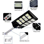 Tobys Solar Light 7S-1000W Courtyard ABS Outdoor Waterproof IP65 Solar Led Street Light - Image 7