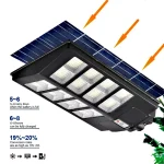 Tobys Solar Light 7S-1000W Courtyard ABS Outdoor Waterproof IP65 Solar Led Street Light - Image 8