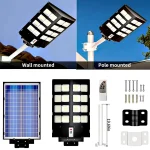 Tobys Solar Light 7S-1000W Courtyard ABS Outdoor Waterproof IP65 Solar Led Street Light - Image 5
