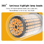 T20 Canbus 7440 144SMD Car Turn Signal Reverse Light - Image 2