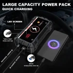 Tobys TBS 11A Jump Starter For Cars 11000mAh And 40.7WH Power Bank For Electronic Devices - Image 6