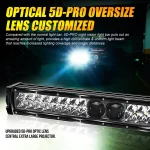 TBS 2106 NEW 22 INCH 5D-PRO SERIES 22000LM SPOT BEAM OFF ROAD LED LIGHT BAR - Image 2