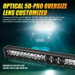 TBS 2108 NEW 40 INCH 5D-PRO SERIES 40000LM SPOT BEAM OFF ROAD LED LIGHT BAR - Image 5
