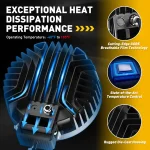 Toby's 7Inch 90W LED Driving Light 10800LM IP68 Spot Flood Combo Round Built-in EMC Offroad Lights Truck ATV UTV SUV - Image 4