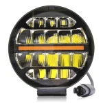 Toby's TD0390D 7 inch Round Driving Lights with Amber White DRL - Image 3