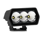 Toby's New 12V Auto Work Light Led Waterproof,4.5in 15W 3LED 5700K White Work Light IP68 Ultra Slim Lamp Bar Stripe for Offroad Ships