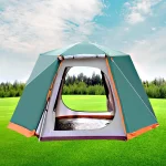 Tobys 091 Big Green Pop Up Tent 3-8 Person Beach Tent Sun Shelter Outdoor Camping Family Tent Instant Tent Easy Set Up - Image 2