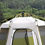 Tobys 091 Big Green Pop Up Tent 3-8 Person Beach Tent Sun Shelter Outdoor Camping Family Tent Instant Tent Easy Set Up - Image 5