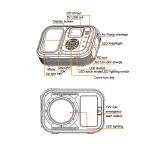 New TBS-20A (5in1) 20A 12V Car Jump Starter 20800mAh Power Bank 6 Modes LED Camping Light High Beam Flashlight - Image 7