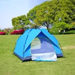 Tobys New Camping Tent 2-3 Person Automatic Pop Up Tent Outdoor Tent Beach Tent Windproof Rainproof Sunscreen Without Window - Image 2