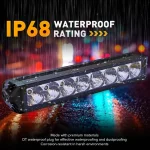 LED Bar Light, Toby's New 30" 120W Single Row Spot LED Light Bar Driving Lamp LED Work Light IP68 Waterproof for Off Road Truck Car ATV SUV Boat - Image 5