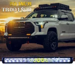 LED Bar Light, Toby's New 20" 80W Single Row Spot LED Light Bar Driving Lamp LED Work Light IP68 Waterproof for Off Road Truck Car ATV SUV Boat - Image 2