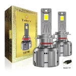 Tobys TF90 H7 2 Pieces Car LED Headlight Original 90W/piece Power 9000/piece Lumens With Color Temperature 6500K