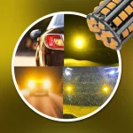 Tobys Super Bright Low Power 7443 44SMD LED Bulbs with 3030 Chip replacement for Back Up Reverse Brake Lights (Yellow) - Image 8