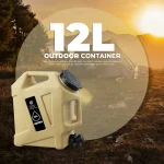 Toby's Camping Water Container with Spigot 3.2 Gallon Water Jug Large Water Storage Containers Truly No Leakage Water Tank BPA Free Portable Emergency Can for Car Driving Camping Hiking - Image 3